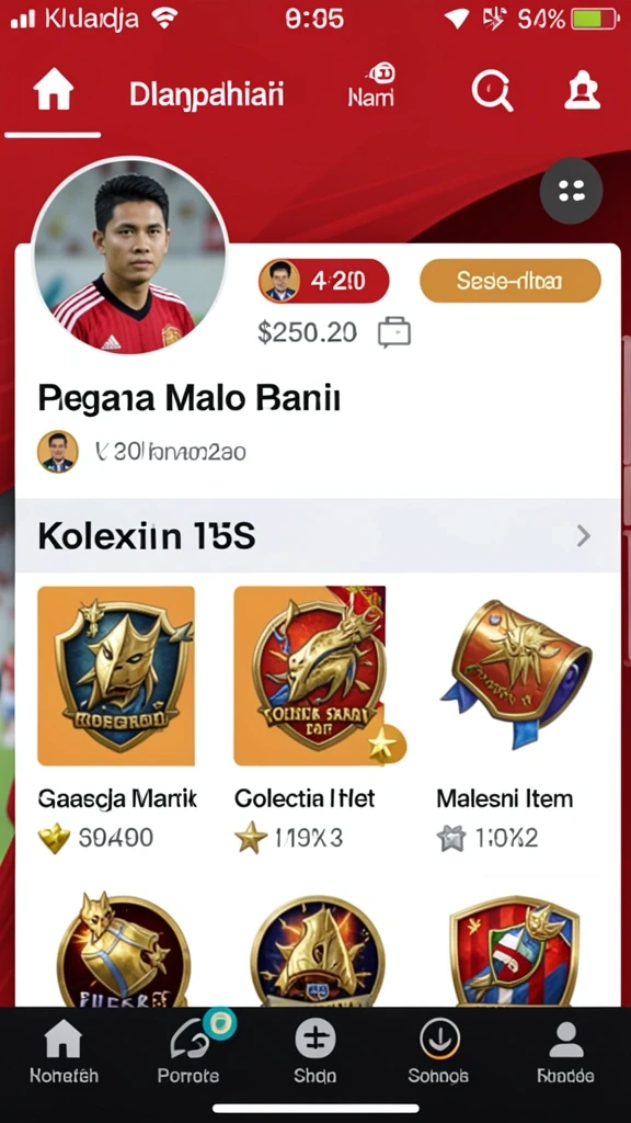 95pgplay - Tampilan antarmuka yang ramah pengguna.