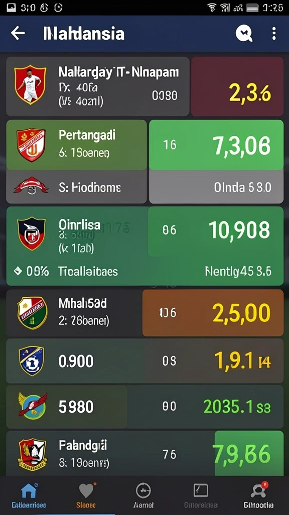 gawang69 - Tampilan menu utama yang menarik dan intuitif.
