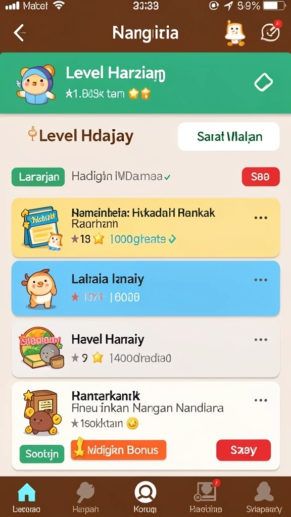 kikototo - Tampilan antarmuka yang intuitif dan menarik.