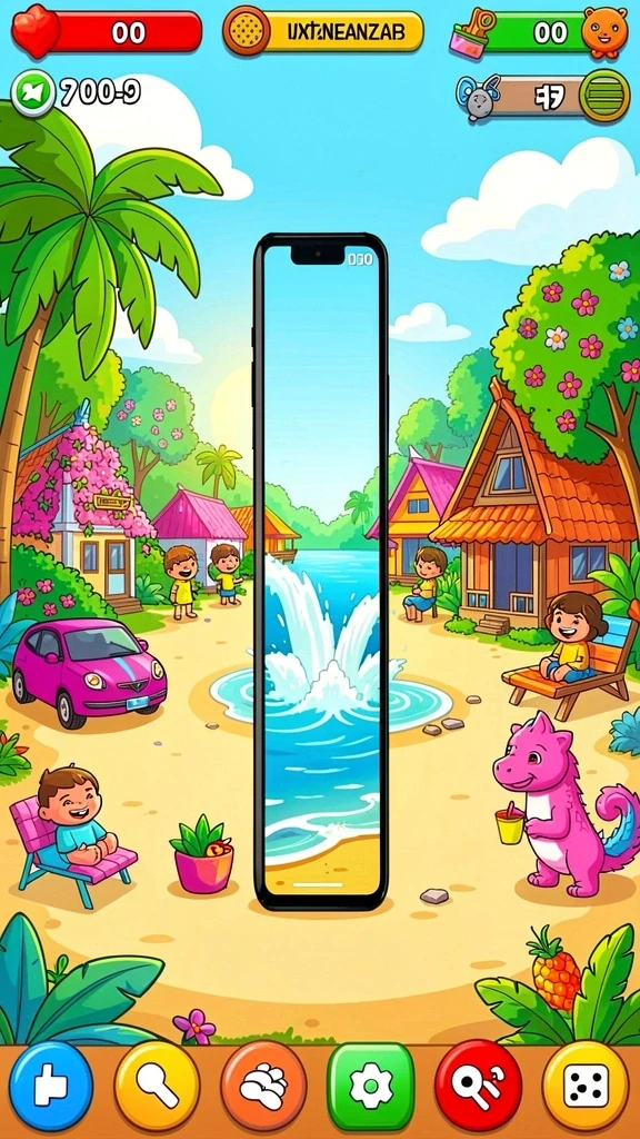 naga1001 - Momen pertarungan epik melawan monster dalam game.