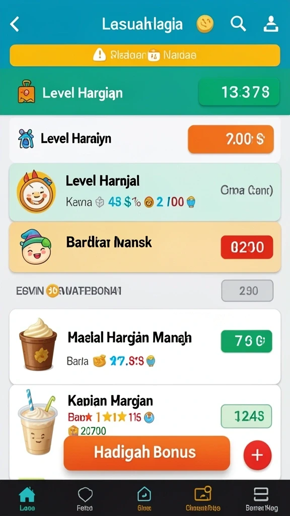 nusabet - Antarmuka aplikasi NUSABET yang modern.