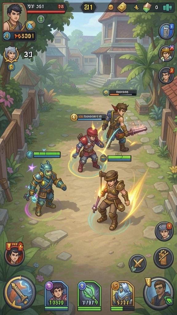 zoro77 - Screenshot memperlihatkan grafis yang memukau dan level menantang.